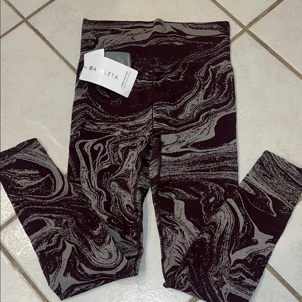 NWT Athleta Aurora Shine Tight leggings